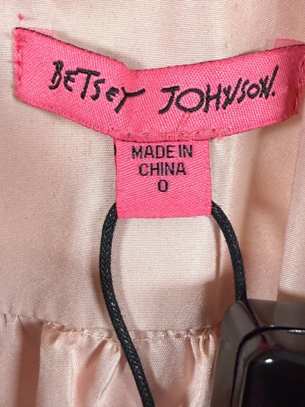 Betsey Johnson NWT Pink Yarrow Floral Wrap Mini Dress Size 0